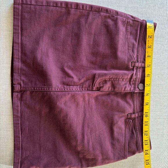 Aritzia Dark Purple Denim Skirt, Size 4 - Picture 5 of 7